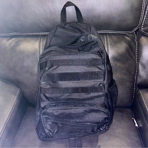 East West Large Black Backpack